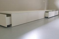 MDF bankje-wit