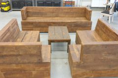 Steigerhout tuinset